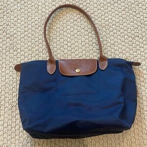 Longchamp navy blue purse